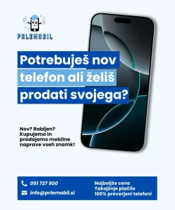 Oglas za prodajo in odkup mobilnih naprav — Kozlica Creative
